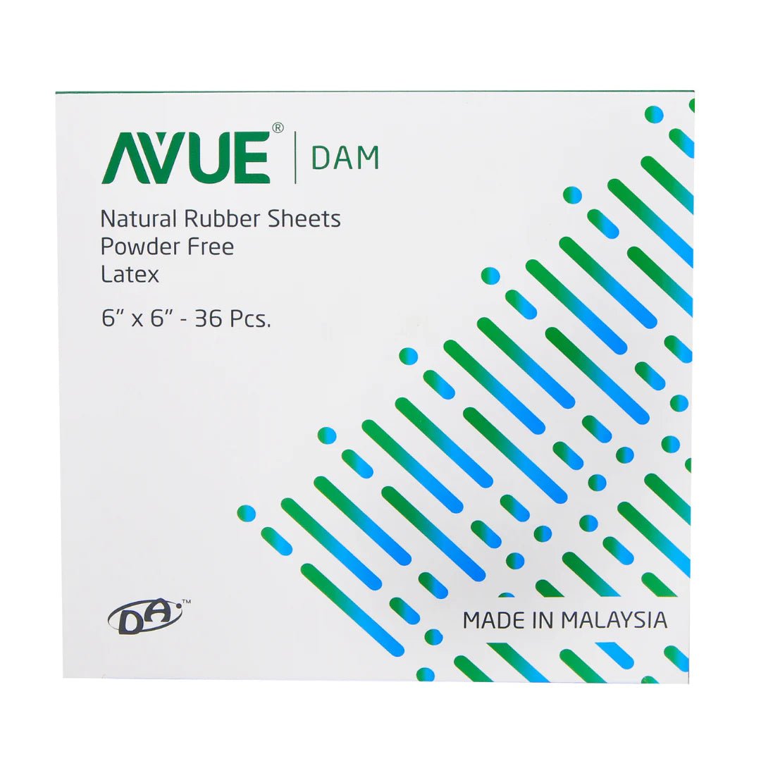 Avue 6 X 6 Rubber Dam Sheets - Global Surgicals