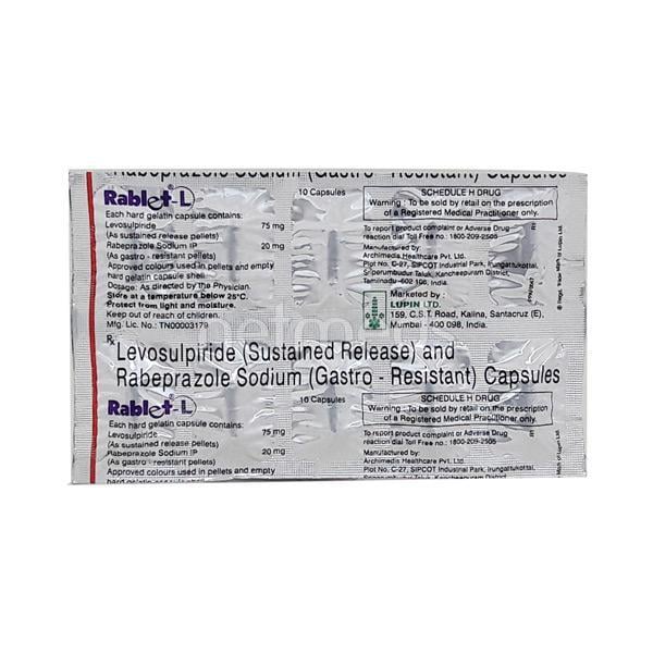 Rablet L Capsule 10'S