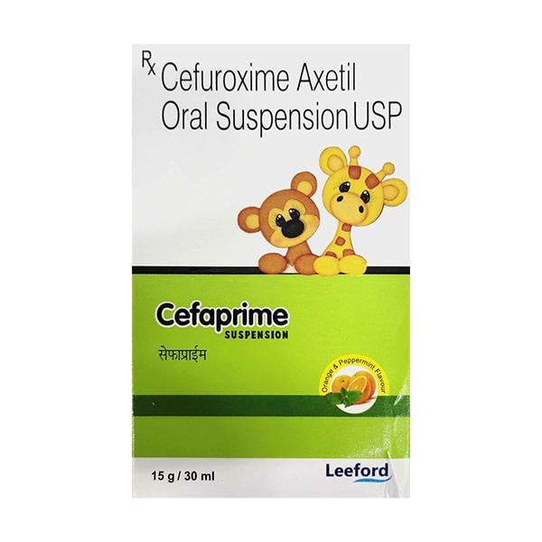 CEFAPRIME ORANGE & PEPPERMINT FLAVOUR Suspension 30ml