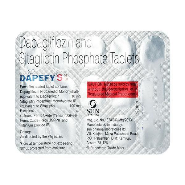 DAPEFY S 10/100 Tablet 15's