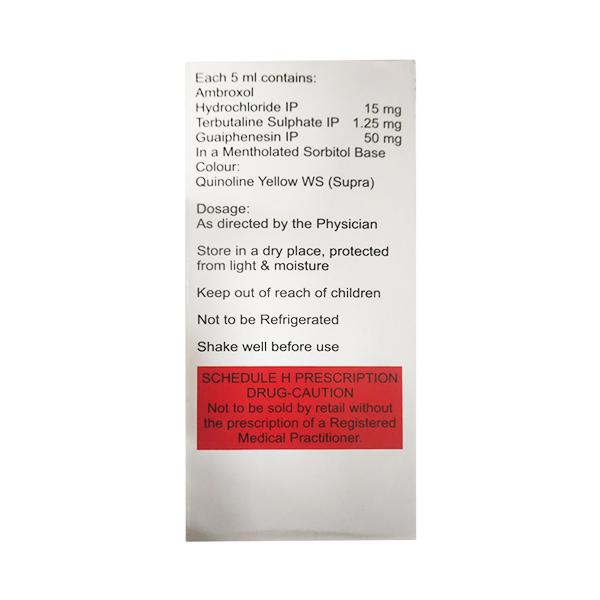 M Solvin Sugar Free Lime and Orange Flavour Expectorant 100ml