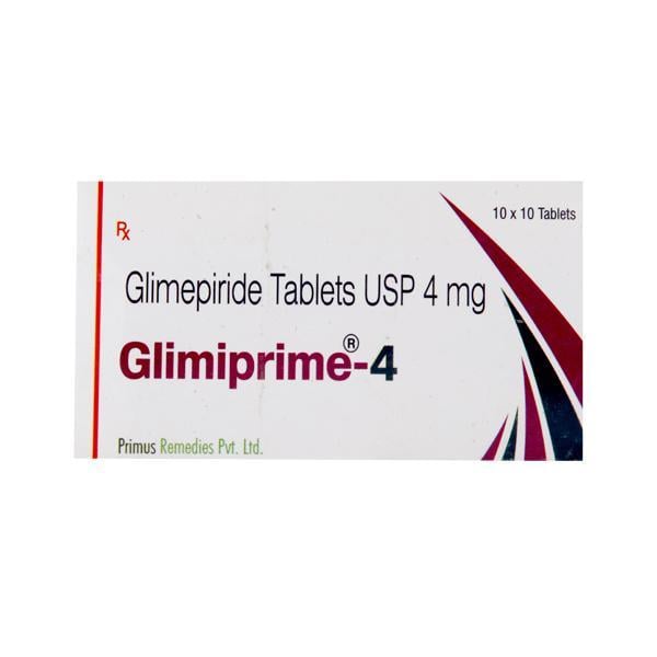 Glimiprime 4mg Tablet 10'S