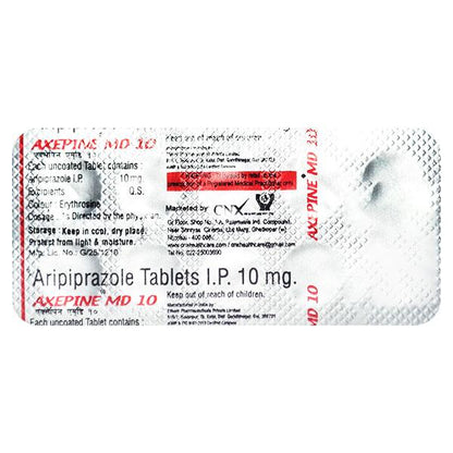 AXEPINE MD 10 Tablet 10's - Global Surgicals