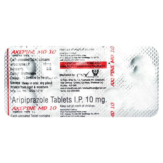 AXEPINE MD 10 Tablet 10's - Global Surgicals