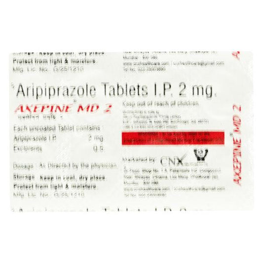 AXEPINE MD 2 Tablet 10's - Global Surgicals