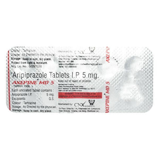AXEPINE MD 5 Tablet 10's - Global Surgicals