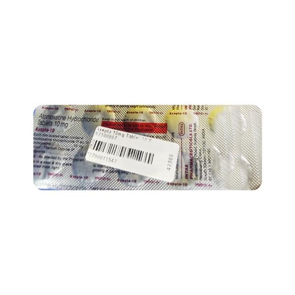 Axepta 10mg Tablet 10'S - Global Surgicals