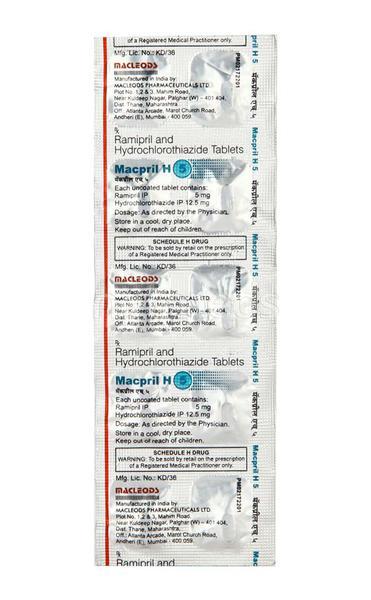 Macpril H 5mg Tablet 10'S