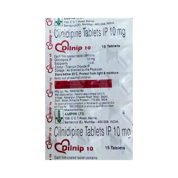 DILNIP 10 Tablet 15's