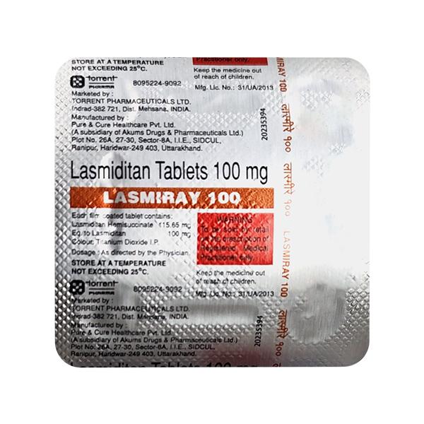 LASMIRAY 100mg Tablet 4's