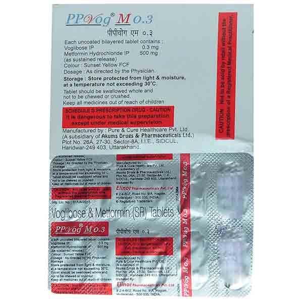 PPVOG M 0.3mg Tablet 10's
