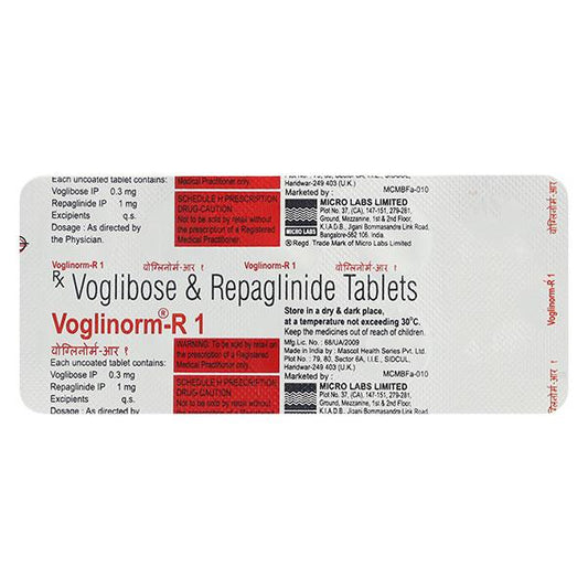 VOGLINORM R 1 Tablet 10's
