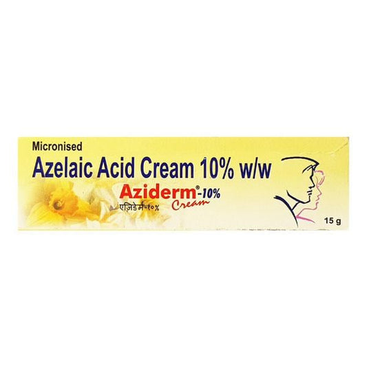 Aziderm 10% Cream 15gm - Global Surgicals