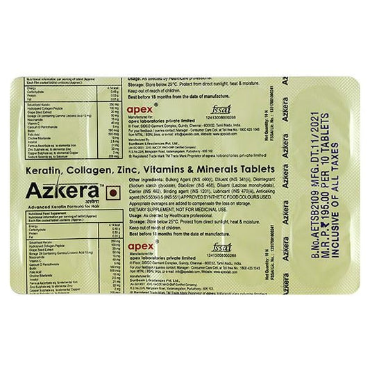 AZKERA Tablet 10's - Global Surgicals