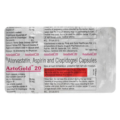 Aztogold 20mg Capsule 10'S - Global Surgicals