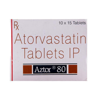 Aztor 80mg Tablet 15'S - Global Surgicals
