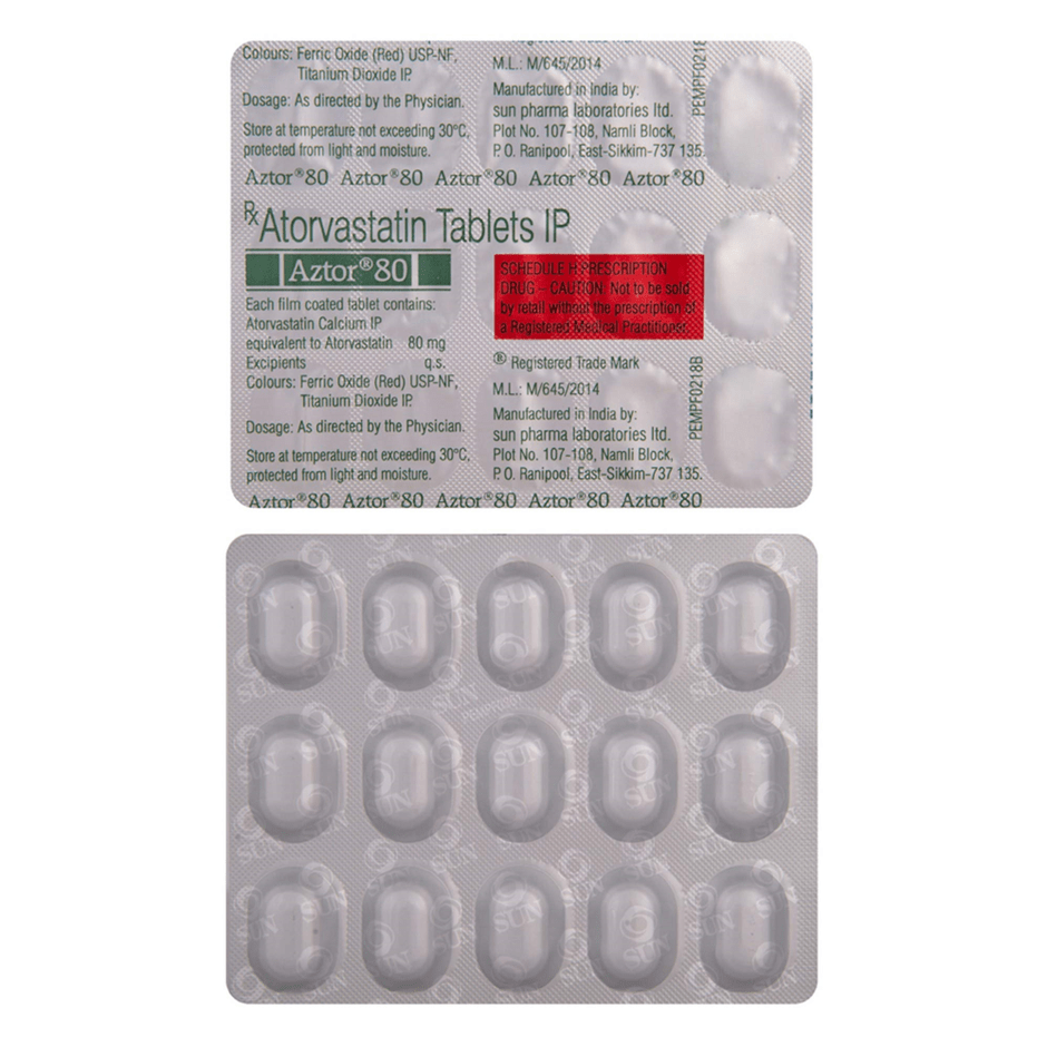 Aztor 80mg Tablet - Global Surgicals