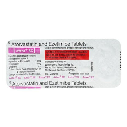 Aztor EZ 10mg Tablet 10'S - Global Surgicals