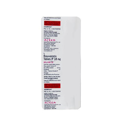 Azuvas 10mg Tablet 10'S - Global Surgicals