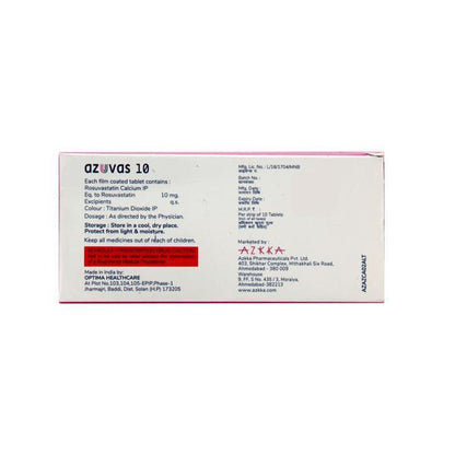 Azuvas 10mg Tablet 10'S - Global Surgicals