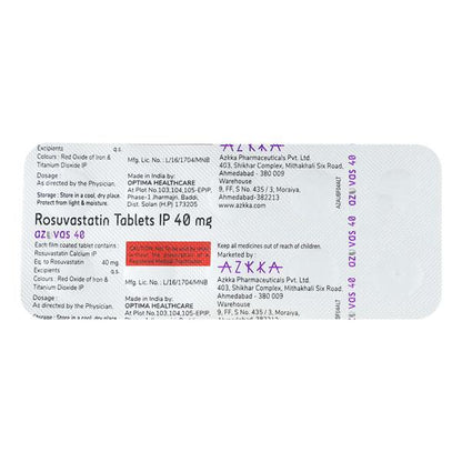 Azuvas 40mg Tablet 10'S - Global Surgicals