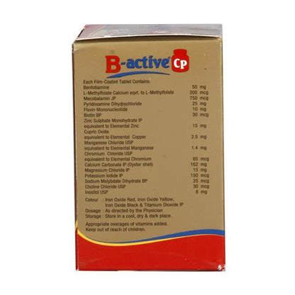 B Active CP Tablet 30'S - Global Surgicals