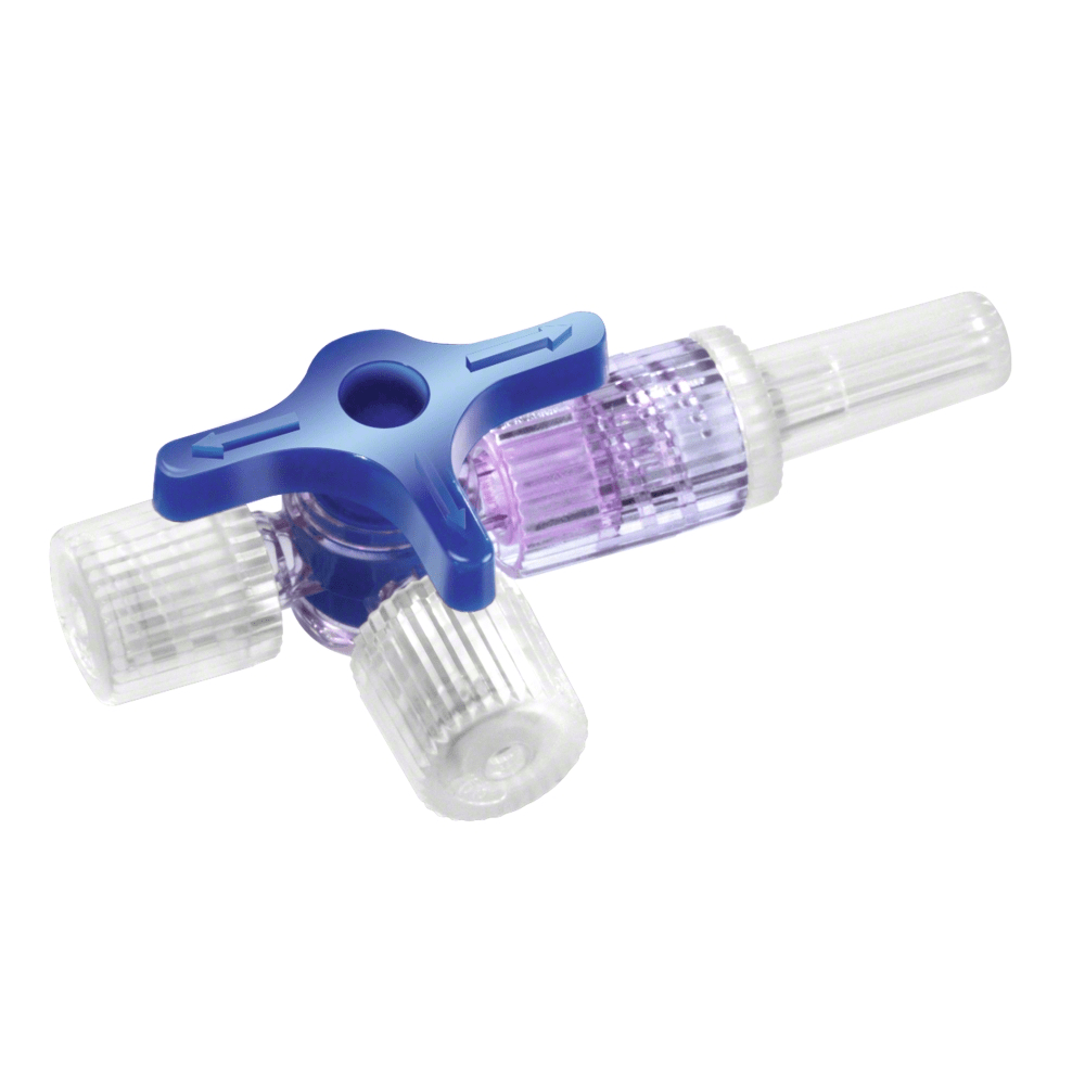 B Braun Discofix 3 Way Blue LL Stopcock - Global Surgicals