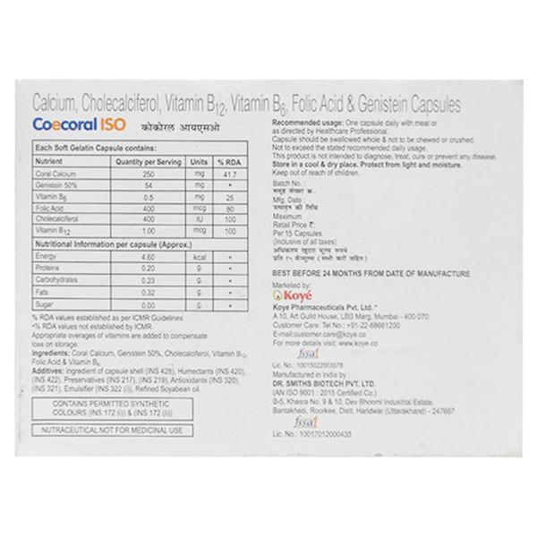 COECORAL ISO Soft Gelatin Capsule 15's