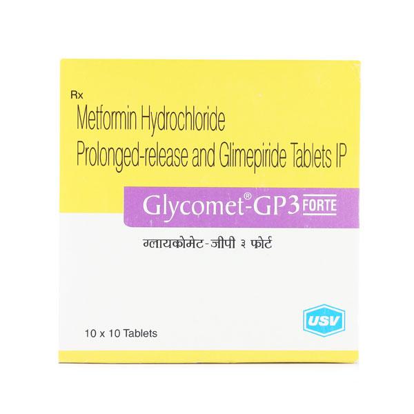 Glycomet Gp3 Forte Tablet 10'S