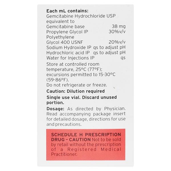 Gemita 200mg Injection 1's