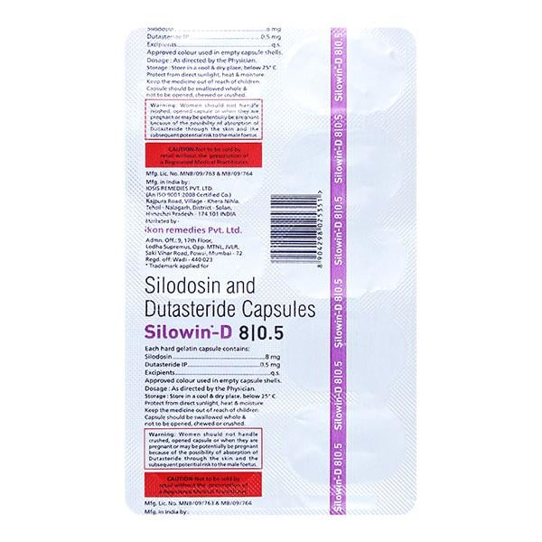 SILOWIN D 8 Capsule 10's