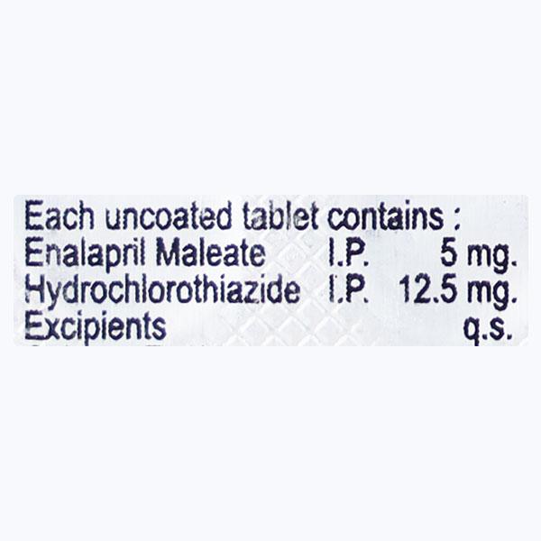 Enal H 5mg Tablet 10'S
