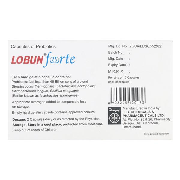 Lobun Forte Capsule 10'S