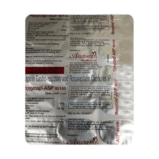 ROSYCAP ASP 10/150 Capsule 15's