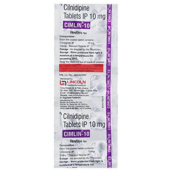 Cimlin 10mg Tablet 10'S