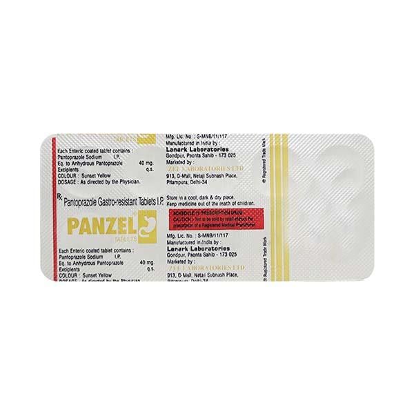 PANZEL 40mg Tablet 10's