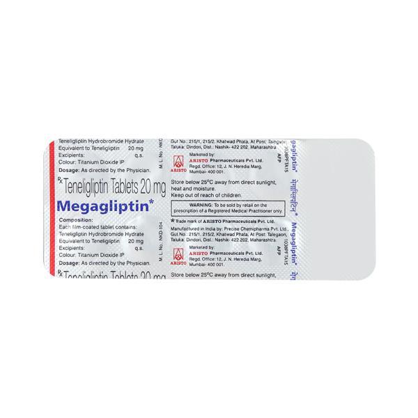 Megagliptin 20mg Tablet 10'S