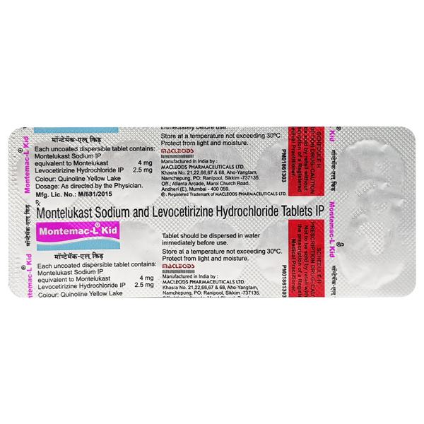 Montemac L Kid Tablet 10'S