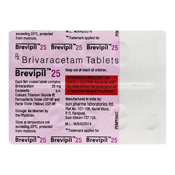 BREVIPIL 25 Tablet 10's
