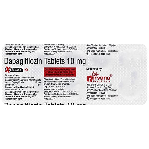 XDAPA 10 Tablet 10's