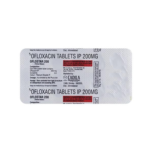 Oflostar 200mg Tablet 10'S
