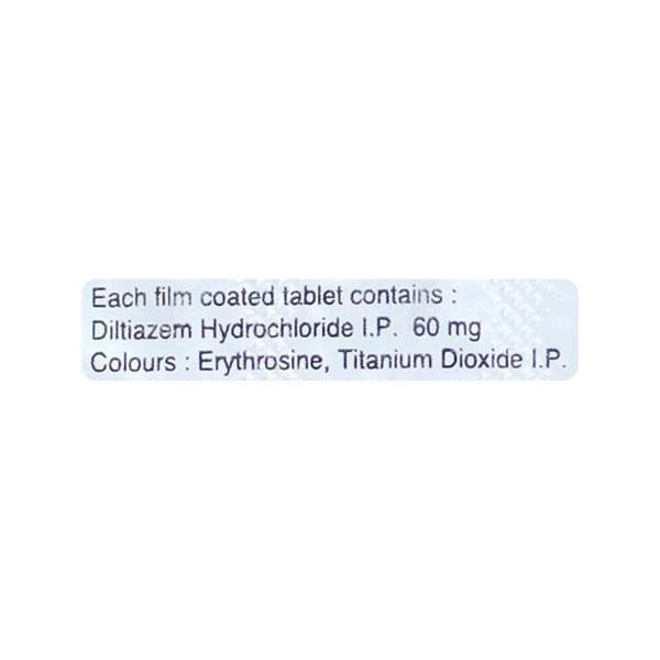 Dilzem 60mg Tablet 15'S