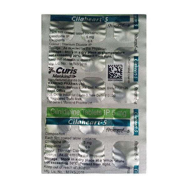 CILAHEART 5 Tablet 15's