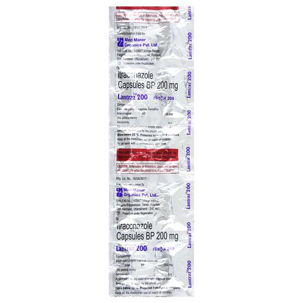 Lantraz 200mg Capsule 10'S