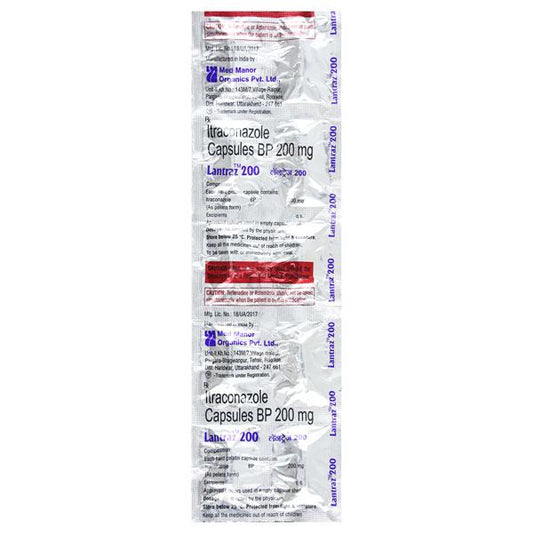 Lantraz 200mg Capsule 10'S