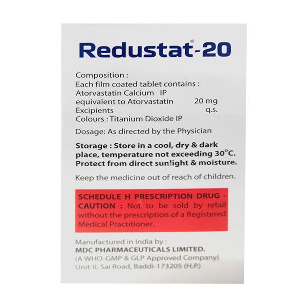 REDUSTAT 20 Tablet 15's