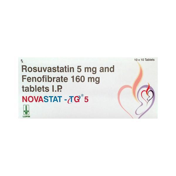 Novastat TG 5mg Tablet 10'S