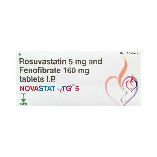 Novastat TG 5mg Tablet 10'S