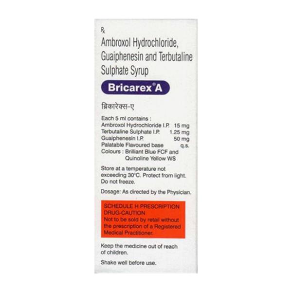 BRICAREX A NO ADDED SUGAR Syrup 100ml