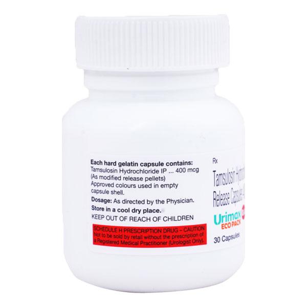 Urimax Eco Pack 0.4mg Capsule 30'S